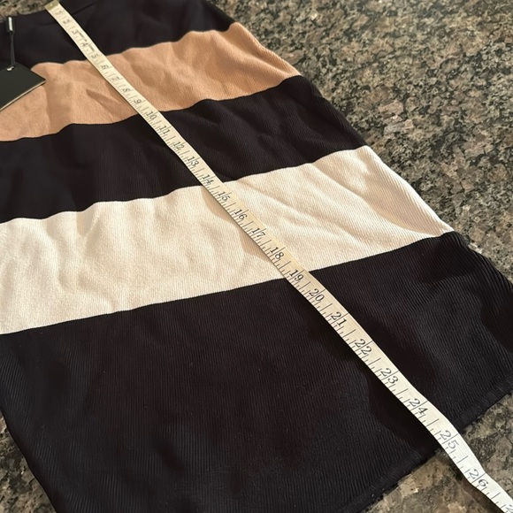Hera Collection knitted stripped pencil skirt NWT L - Picture 7 of 7